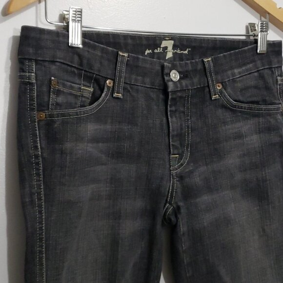 7 For All Mankind A Pocket Bootcut Jeans-Women's - Picture 5 of 11
